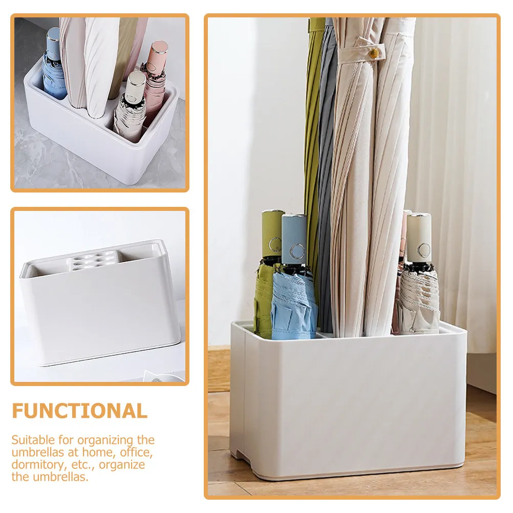 

Umbrella Stand Organizer for Entryway Indoor Space Saving Umbrella Rack with Removable Drip Tray for Long Short Umbrellas Home
