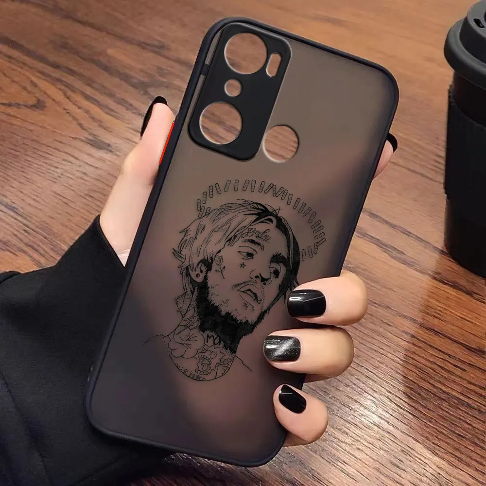 Cry Baby Rapper Lil Peep Hell Boy Matte Case for infinix HOT 20I 12 12I 11 11S 10 10I 10S PLAY 9 8 Pro POVA 3 CAMON 15 17P Case