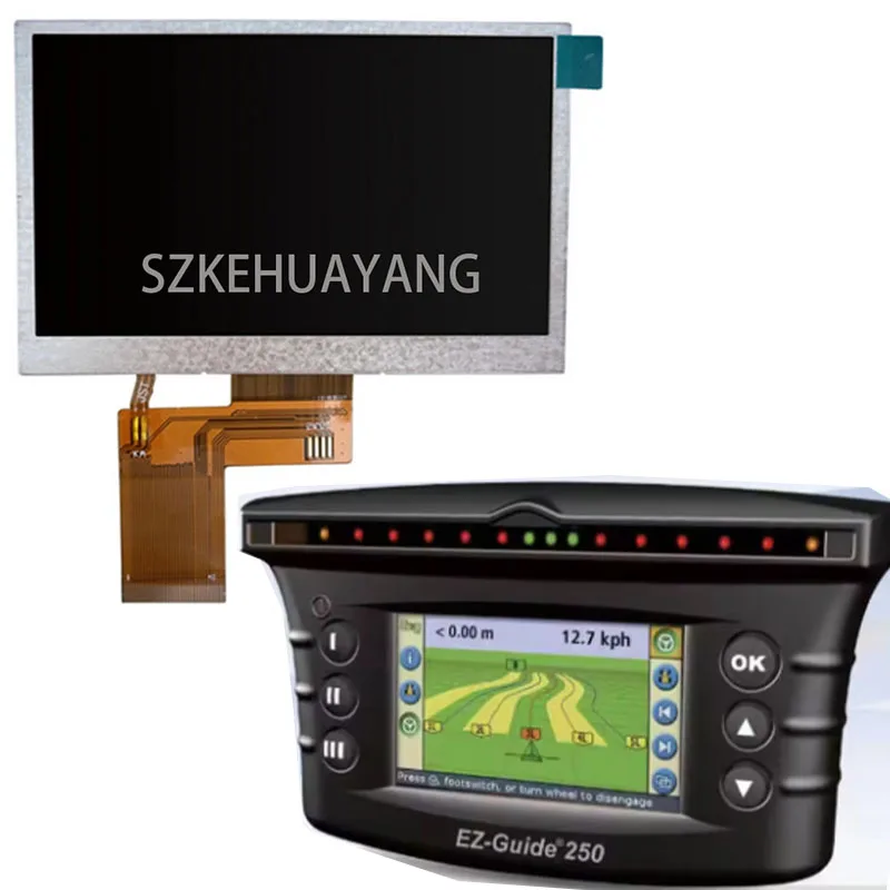 جديد 4.3 بوصة 40Pin لحالة IH New Holland Trimble EZ GUIDE 250 EZ-GUIDE250 شاشة تحديد المواقع شاشة LCD لوحة العرض #1