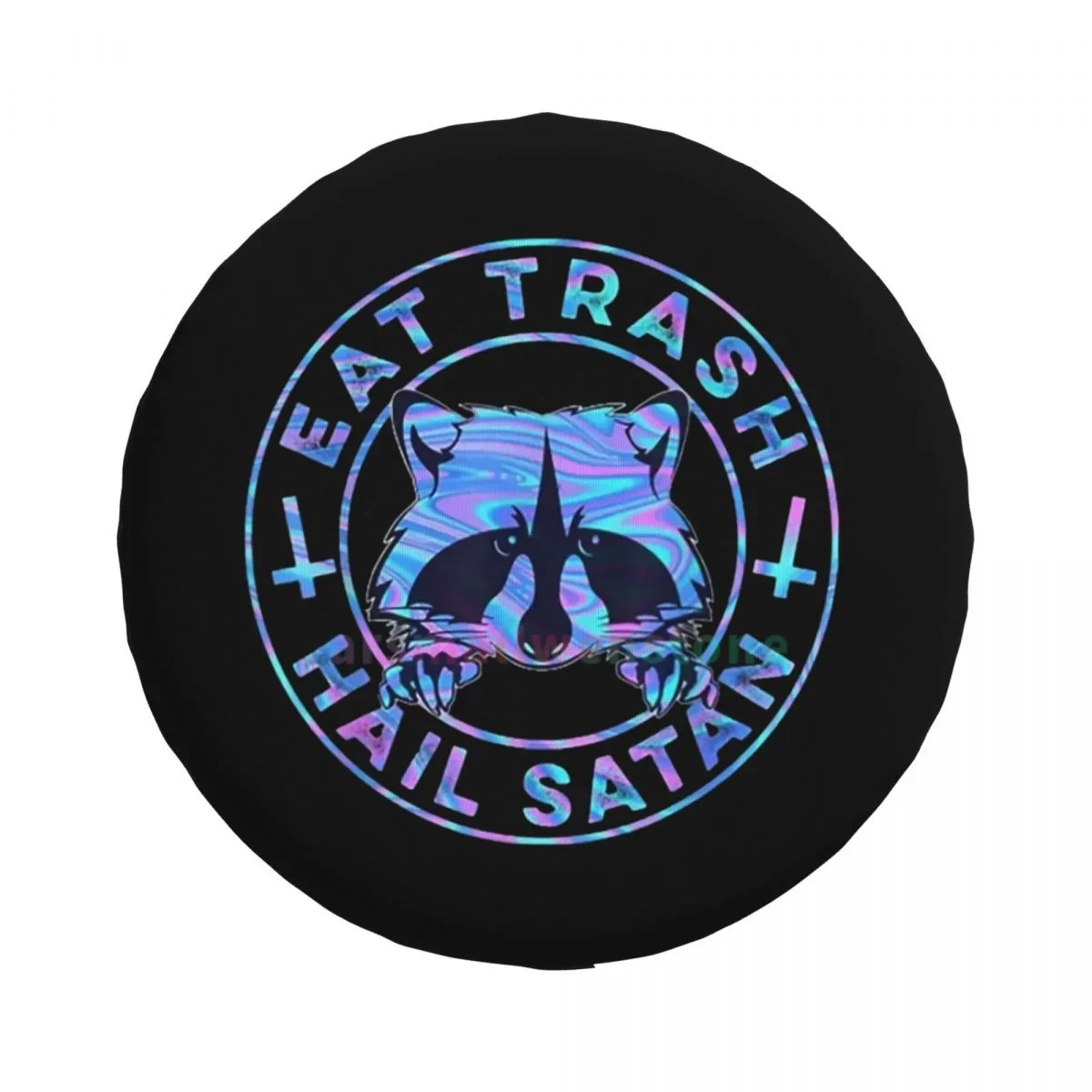 Animal-Eat-Trash-Hail Anti-UV Tire Cover for Trailer RV SUV, Waterproof Spare Tire Cover with Anti-Fouling Coating, 14-17 Inch