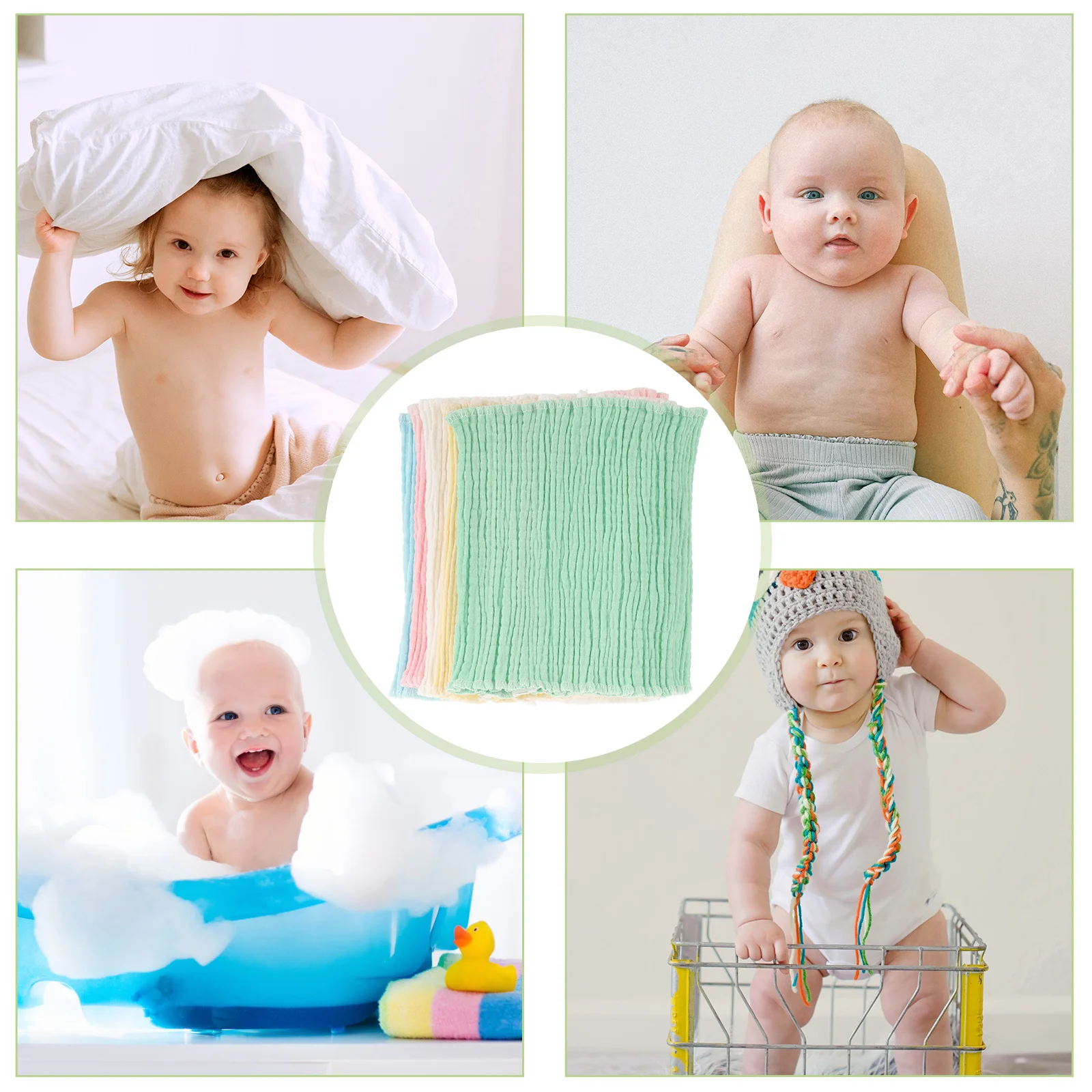 

5 шт., детский пояс для живота, хлопковый шнур для пупка, мягкий защитный ремень для живота новорожденных, теплые детские принадлежности, нагрудники для новорожденных для мальчиков