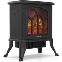 Chimenea Eléctrica Portátil con Llama Decorativa