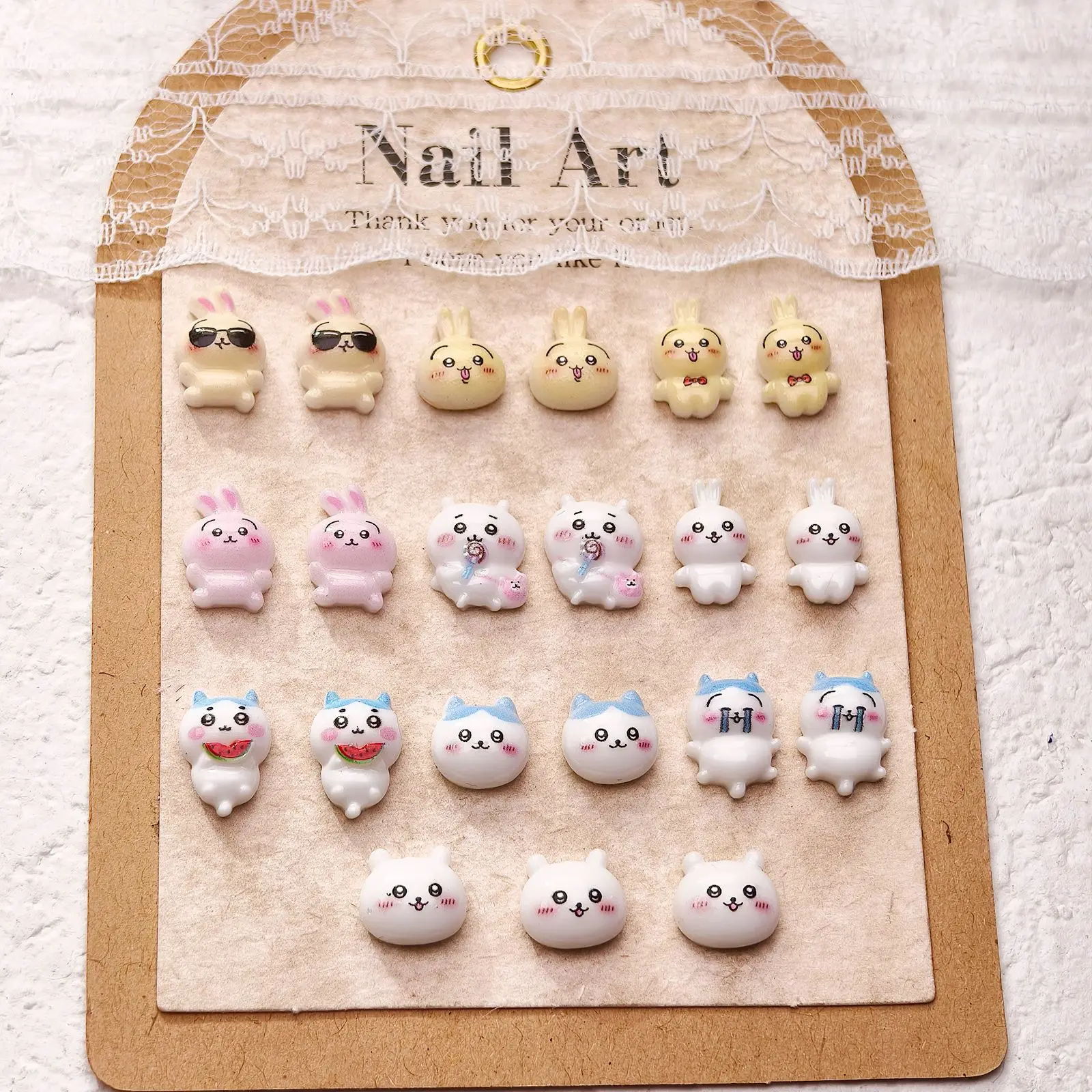 Resin Art Decor - 50 Stück Jikikawa Cartoon Nail Art