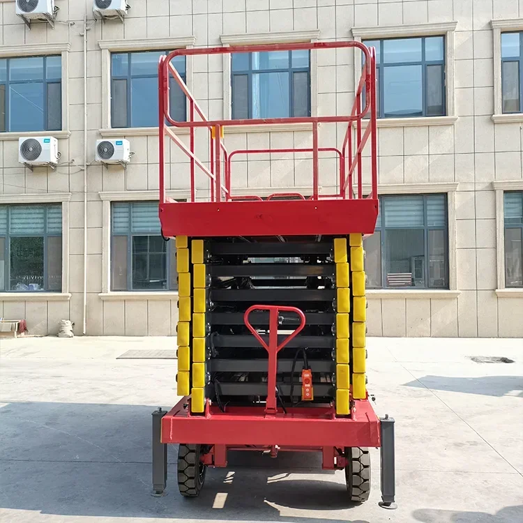 CE 4m 6m 8m 10m 12m 14m 16m 18m mini scissor lift table elevated small electric lift table Electric Scaffolding