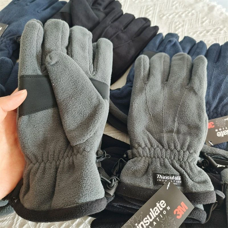 3M مخمل دافئ فعال خفيف الوزن وسريع التسخين! قفاز شتوي للرجال والنساء مقاوم للبرودة في الهواء الطلق من الصوف الدافئ