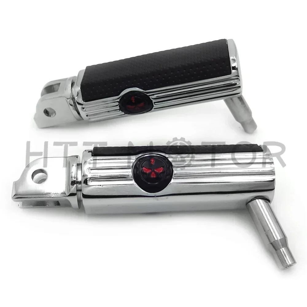 

Defiance Rider Footpegs Chrome for Harley-Davidson 2018-2024 Breakout FXBR 114 FXBRS Motorcycle Parts