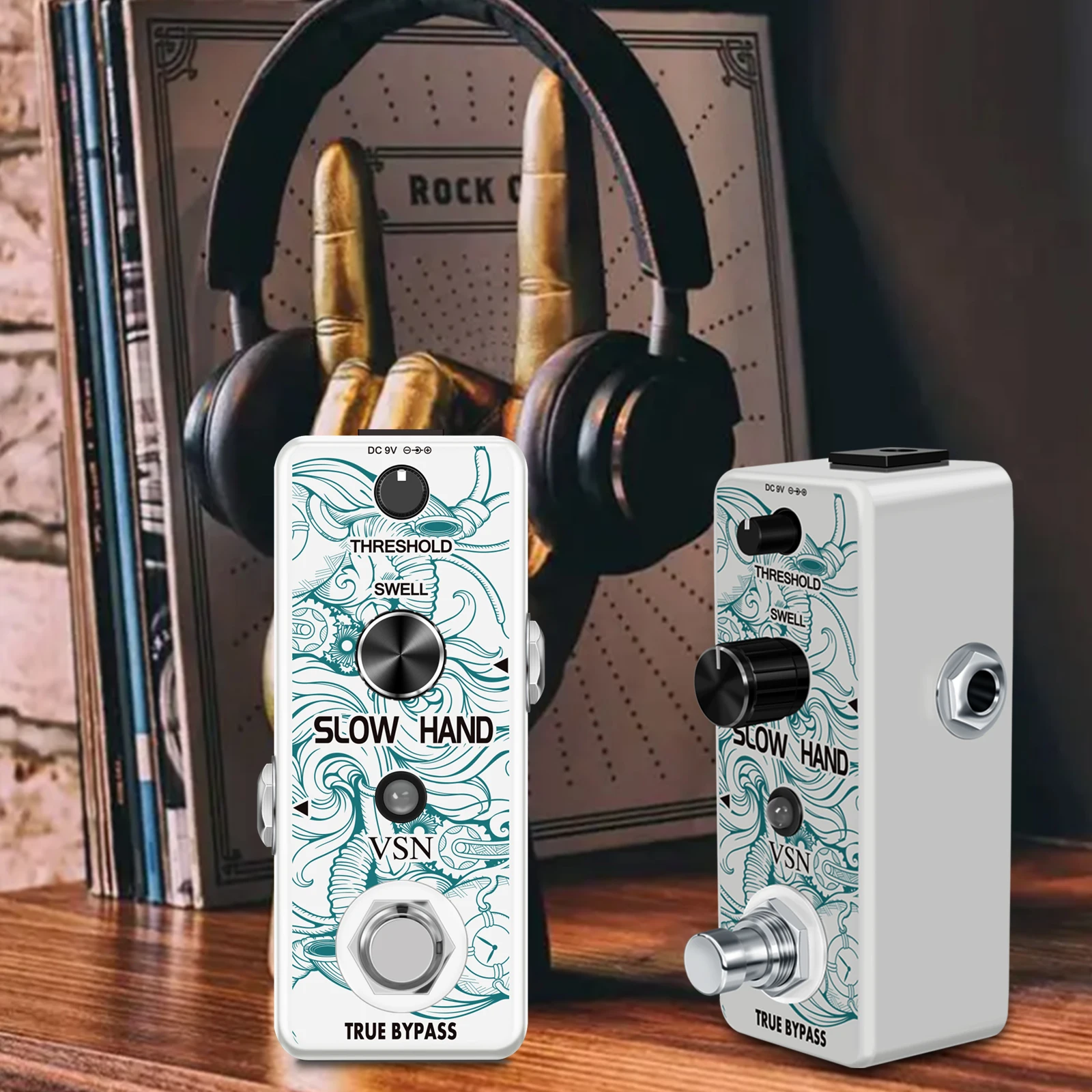 VSN  Digital Delay Effect Pedal for Electric Guitar & Bass,Slow Hand Effect Guitar Pedal for Digital Pedals Slow Gear Effects