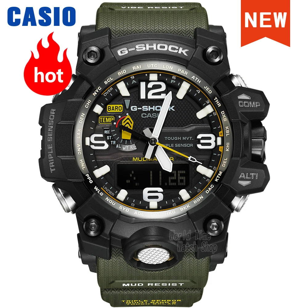 Casio watch for men g shock Solar Anti-magnetic and anti-vibration 200m Waterproof quartz men watch reloj casio hombre GWG-1000-