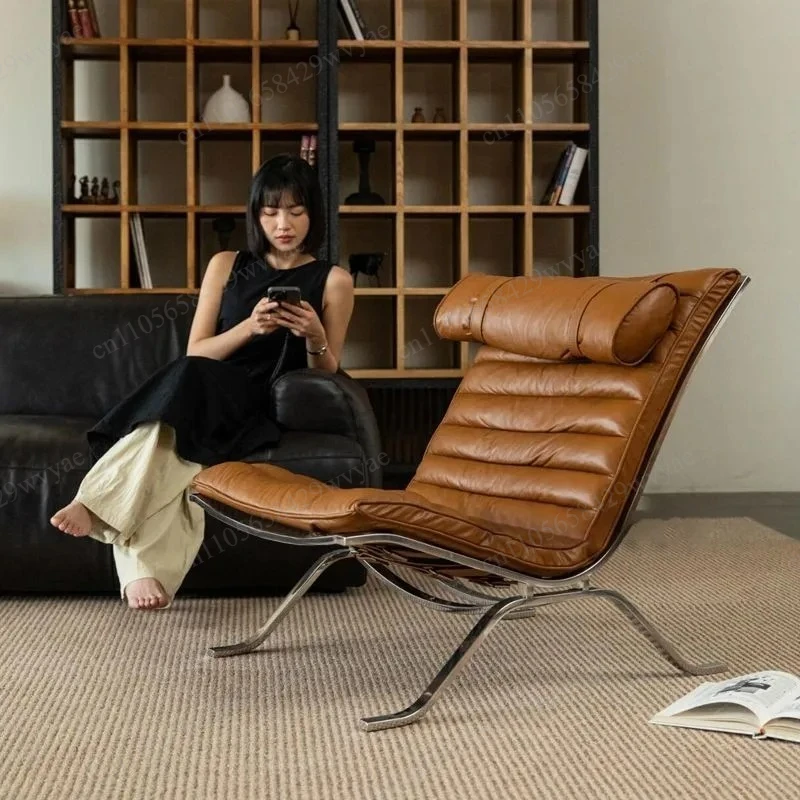 Designer Antik-Sofa-Sessel Minimalistischer Luxus-Freizeitsessel für das Wohnzimmer