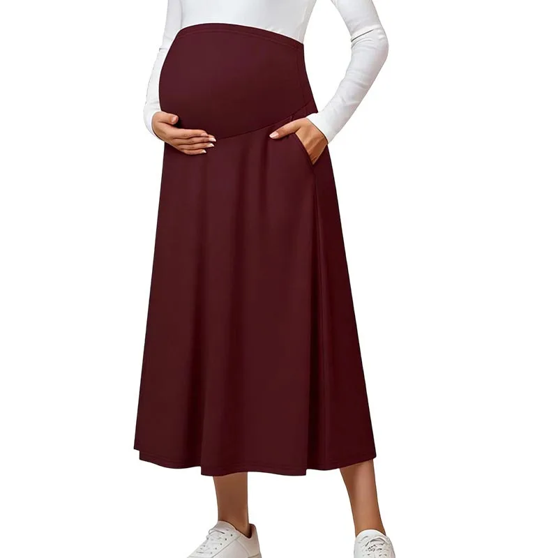 saia-midi-de-maternidade-com-cintura-alta-suporte-para-barriga-saia-ampla-em-a-vestido-midi-de-maternidade-com-alta-elasticidade