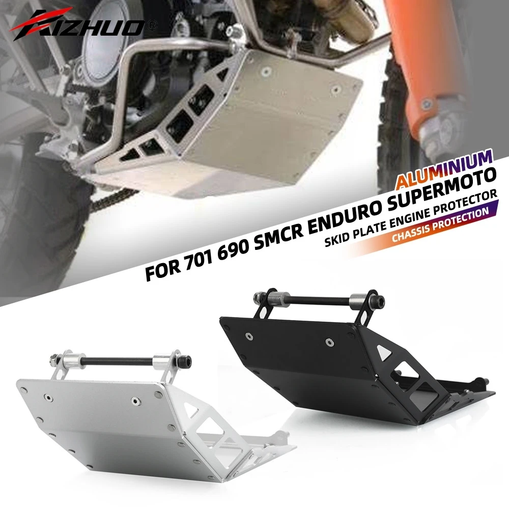 For 690 Enduro/SMC/R 701 Enduro/Supermoto GASGAS 700 ES/SM Engine Base Chassis Guard Skid Plate Belly Pan Protector 700ES 700SM