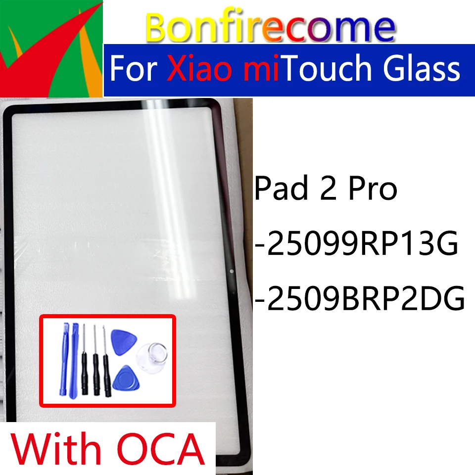 

Новая сенсорная панель для планшета Xiaomi Redmi Pad 2 Pro 12.1 дюйма, модели 25099RP13G, 2509BRP2DG, внешнее стекло LCD с OCA