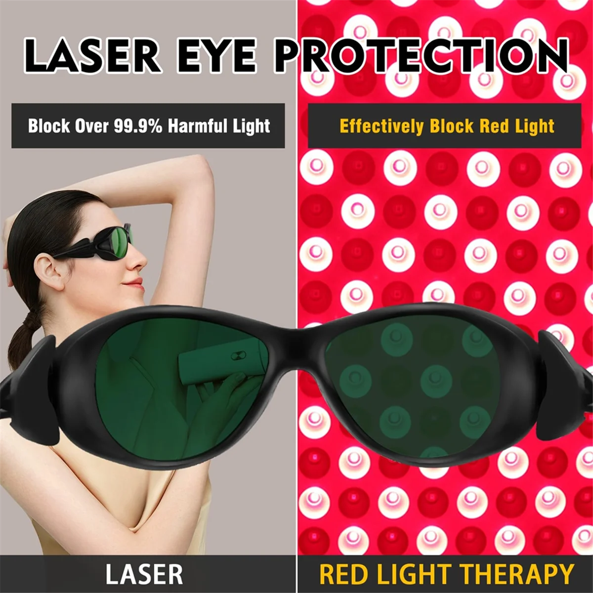 AB06 Red Light Therapy Glasses - Light Therapy Glasses review and price