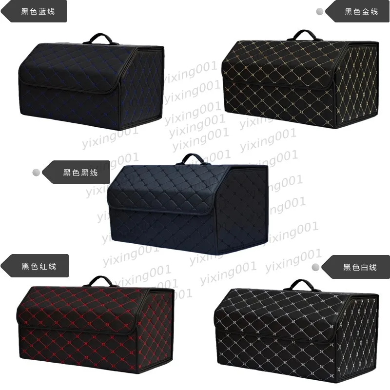 Fold‑able Car Trunk Storage Box, Multi‑functional Auto Organizer Container For Vehicle Rear‑space Storage