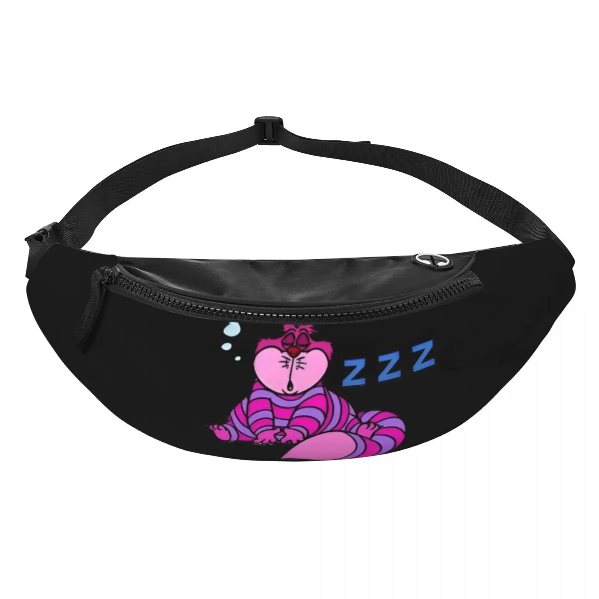

Custom C-Cheshire Anime Cat Fanny Pack for Men Women Cool Crossbody Waist Bag Cycling Camping Phone Money Pouch