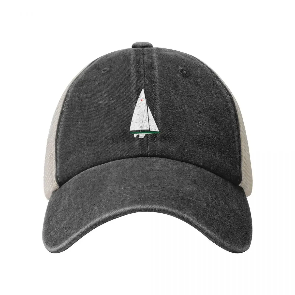 Star Sailboat Cowboy Mesh Baseball Cap Military Cap Man foam party Hat New In The Hat Big Size Hat Hats For Women Men's