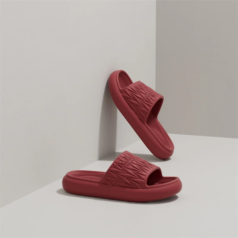Zapatillas antideslizantes de oso EVA para hombre y mujer, sandalias de playa suaves y acogedoras, zapatos Unisex para casa de pareja, calzado para interior y exterior