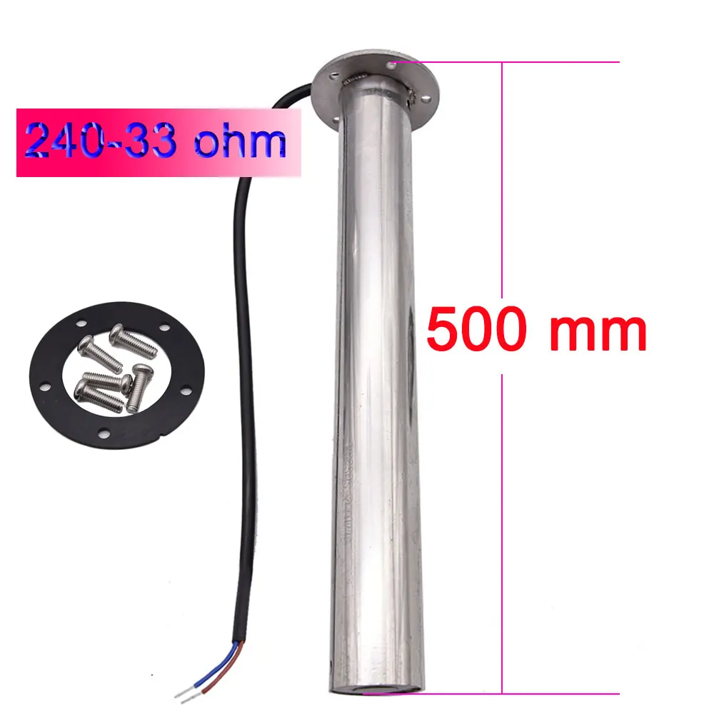 150mm~550mm Sewage Level Gauge Sensor Marine Boat Car Fuel Sender Unit Water Level gauges 0-190 240-33ohm water level customized image 3