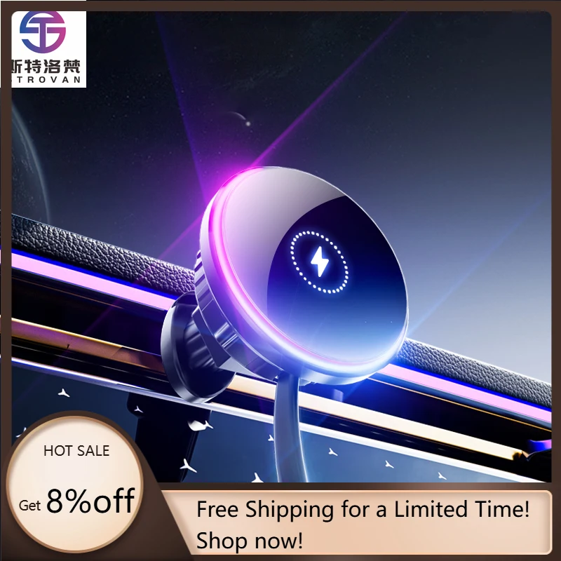 STLF Clrak لسيارة رينج روفر S20L شحن لاسلكي جديد لوضع هاتف السيارة هوك النسر الفم باك المغناطيسي شفط ترقية تعديل #1