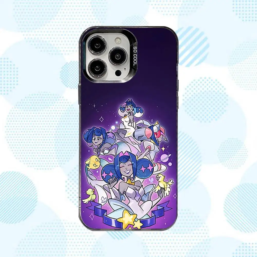 حافظة هاتف K-Knights Of Guinevere لهاتف iPhone 17,16,15,14,13,12,X,8,Pro,Max,Plus,E,SE4,Air,Mini IMD أسود غير لامع