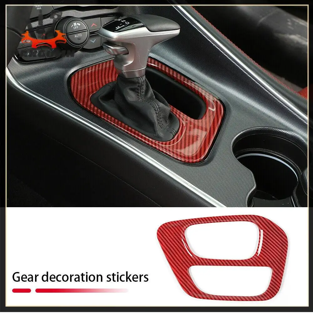 

Автомобильная панель переключения передач, декоративная накладка для Dodge Challenger 2015+, аксессуары для накладки панели переключения передач