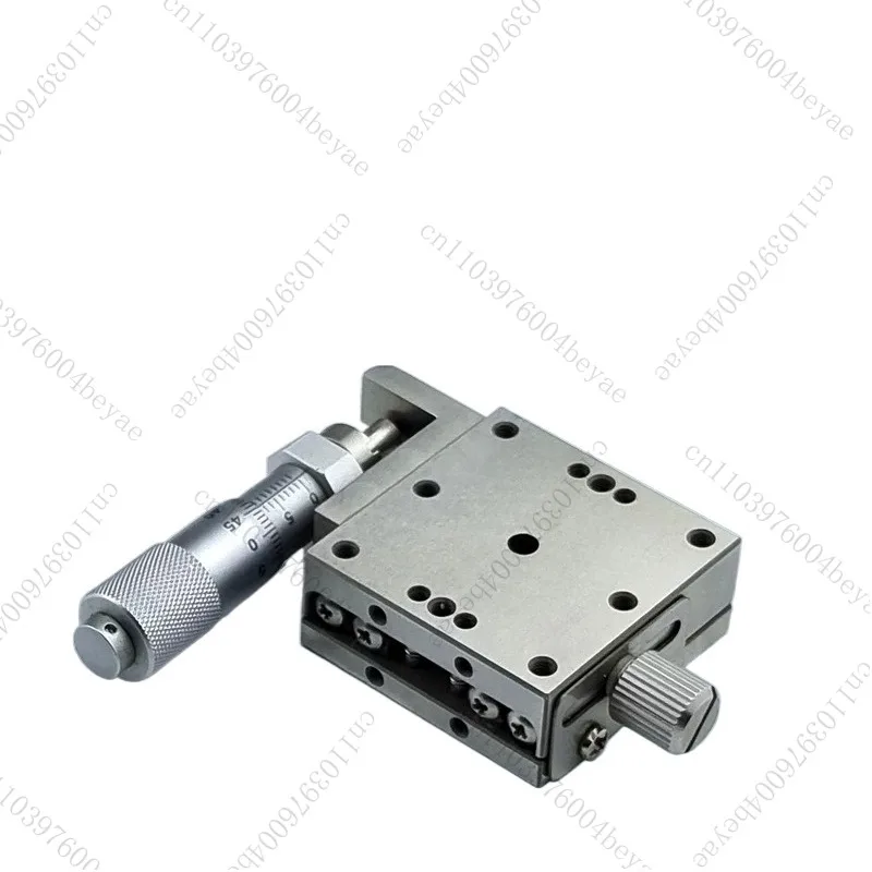 XY axis displacement platform manual precision fine-tuning stainless steel sliding table