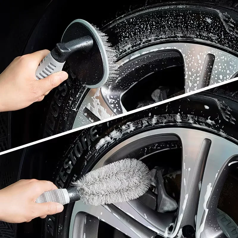 Car Tire Brush Hub Brush Car Wash Tool Cleaning Cleaning Mop Artifact Dedicated Strong Decontamination Brush