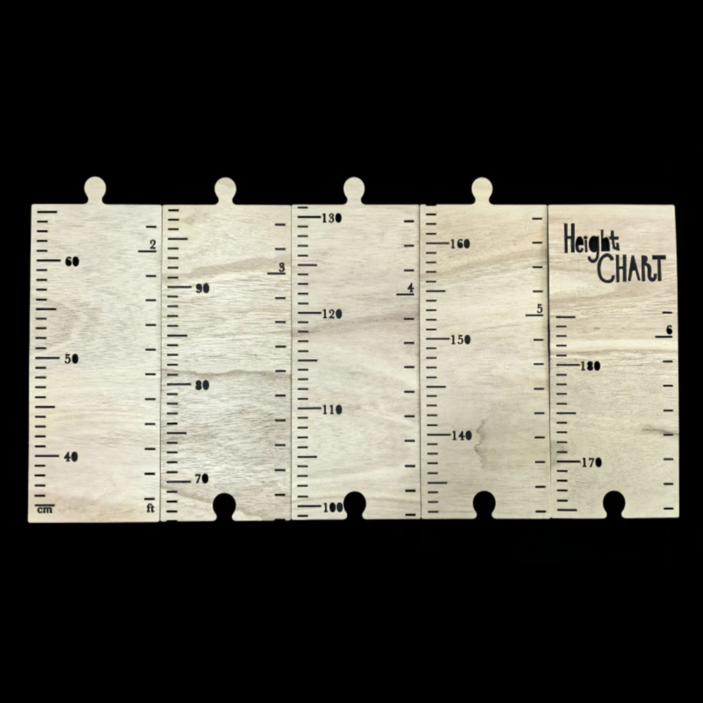 Righello di altezza per la tabella di crescita dei bambini in legno personalizzata da parete per ragazzi e ragazze