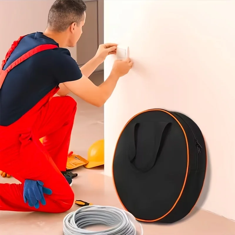 

1-Piece Round Tool Storage Bag Suitable for Rvs, Gardening, and Workshop Tool Storage. Compact Round Design Can Hold Cables, Chargers, and Small Tools. Portable Tool Bag Helps You Easily Organize Various Tools