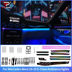 TMPRO 64 Colors LED Safety assistance systems Ambient Lighting For Benz E W212 2009-2016 Interior Decoration