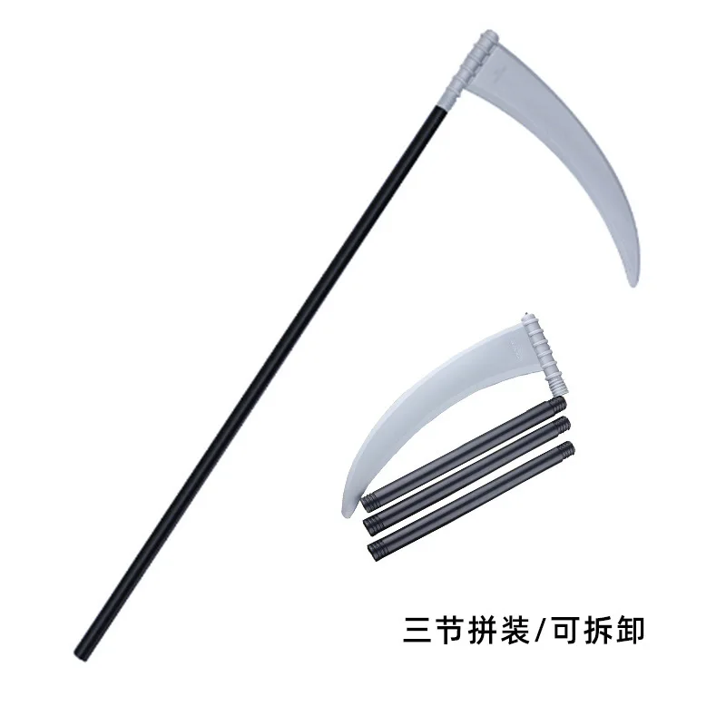 فتاة هالوين الموت زي الاطفال فستان أسود منفوش فتاة غامضة الرعب الموت المنجل الملابس كرنفال لعب الأدوار مجموعة