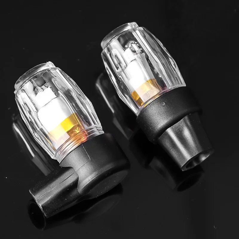 Motorbikes LED Tyre Valve Lamp Bulb Car Wheel Lights Rechargeable Glow-in-the-dark Spoke Lights Night Riding Car Accessories