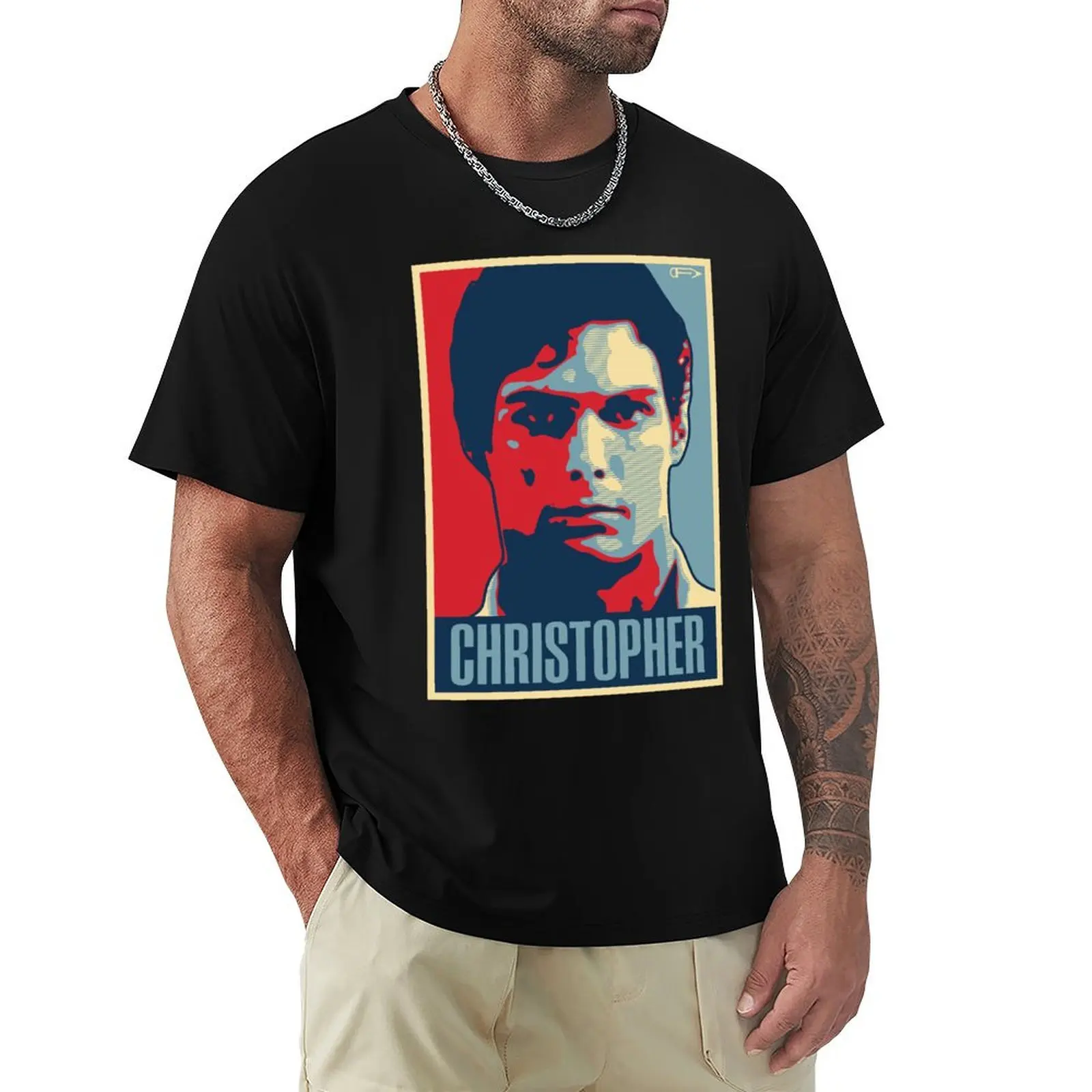 Christopher T-Shirt Stylish Graphic Short Sleeve Top