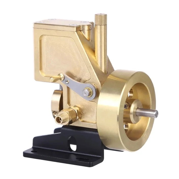 Mini Steam Engine Model Toy Copper Material Exquisite Craftsmanship Exquisite Cylinder Mini Experimental Steam Engine Model Toys