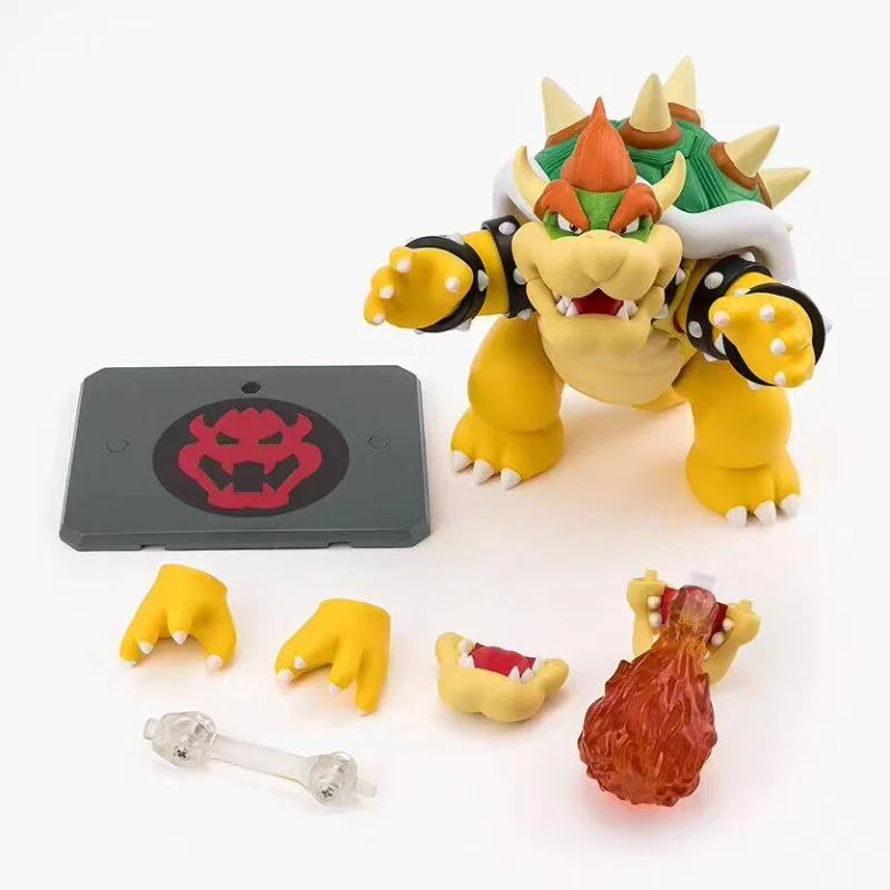 

В наличии, отправка в течение 24 часов, подвижная фигурка Bandai SHF Super Mario Cool Overlord Bowser