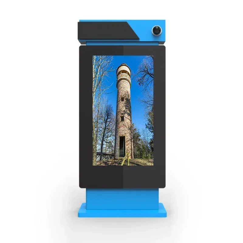 

Уличный ЖК-дисплей для автобусных остановок, вертикальный цифровой тотем, умная рекламная панель, коммерческое рекламное оборудование, полнофункциональный солнцезащитный ТВ-экран