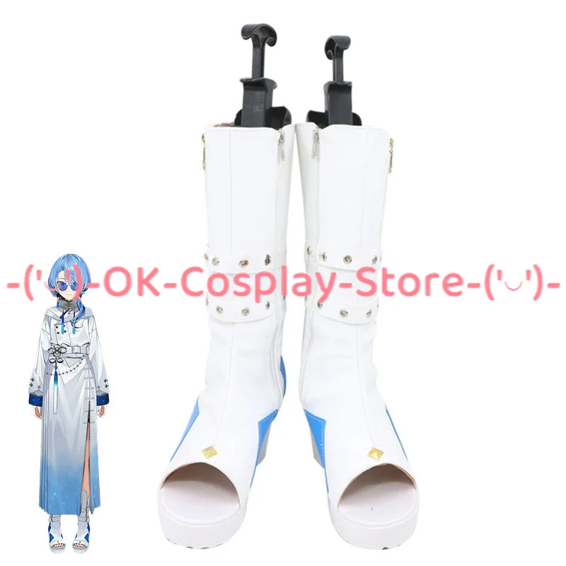 

Vtuber Hoshimachi Suisei Cosplay Shoes Anime Cosplay Props Halloween Carnival Boots PU Shoes Custom Made