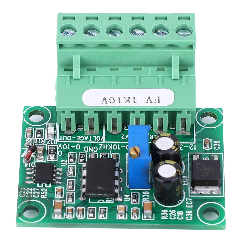 Digital to Analog Module FV-1KHz10V Frequency Voltage Converter Module 0~1Khz to 0~10V Digital to Analog Signal Module