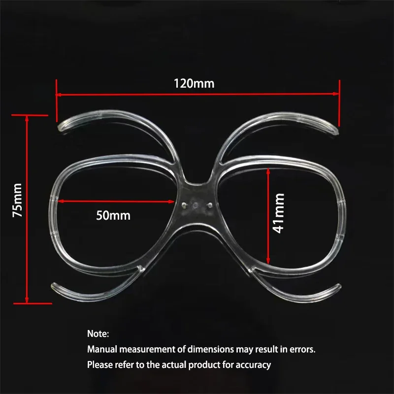 Motorcycle Goggles Ski Goggles Myopia Frame Insert Optical Adaptor Flexible Prescription Frame Bendable Very Sturdy 