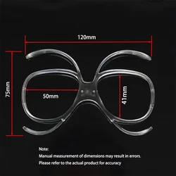 Motorcycle Goggles Ski Goggles Myopia Frame Insert Optical Adaptor Flexible Prescription Frame Bendable Very Sturdy ﻿