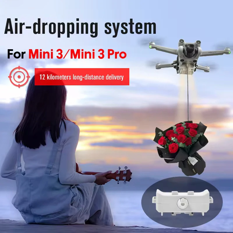 

Applicable to DJI Mini3/3Pro drone airdrop, wireless remote parabolic device, DJI drone accessories