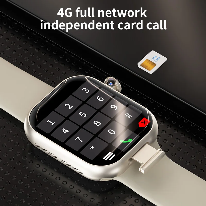 Reloj inteligente VP29 4G Android 128GB de almacenamiento 4G/5G LTE tarjeta Sim GPS WIFI 2,29 pulgadas 490*580 Amoled nueva cámara giratoria reloj inteligente