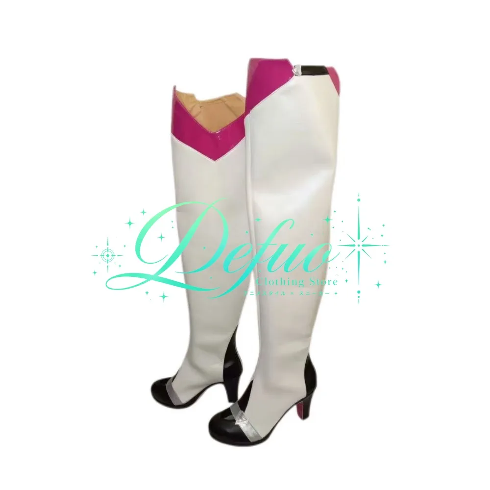 Customized Anime and Game Role-playing Halloween Party Shoes Pink Boots