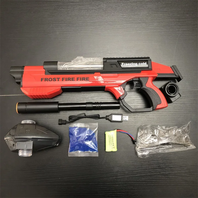 Pistola de agua eléctrica espacial para niños, Cañón de almacenamiento automático, portátil, juguetes de lucha al aire libre, playa de verano