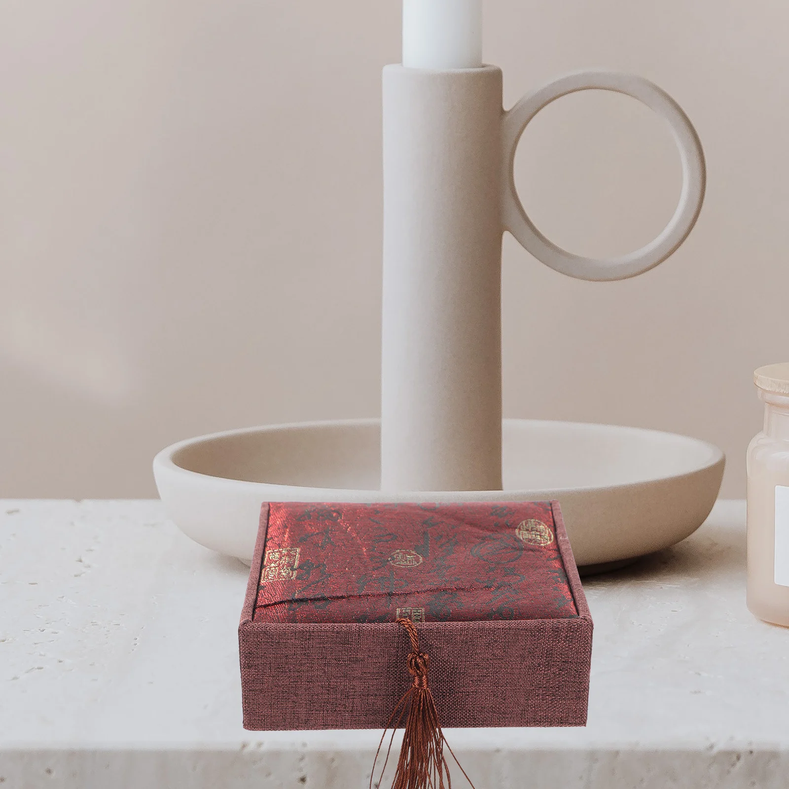 

Vintage Jewelry Box Retro Wooden Trinket Storage Case For Earrings Rings Necklaces Organizer Decorative Display Box