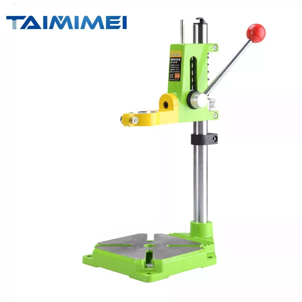 TAIMIMEI BG-6116 Precision Electric Drill Stand Power Rotary Tools Accessories Bench Drill Press Stand Base Woodworking Tools