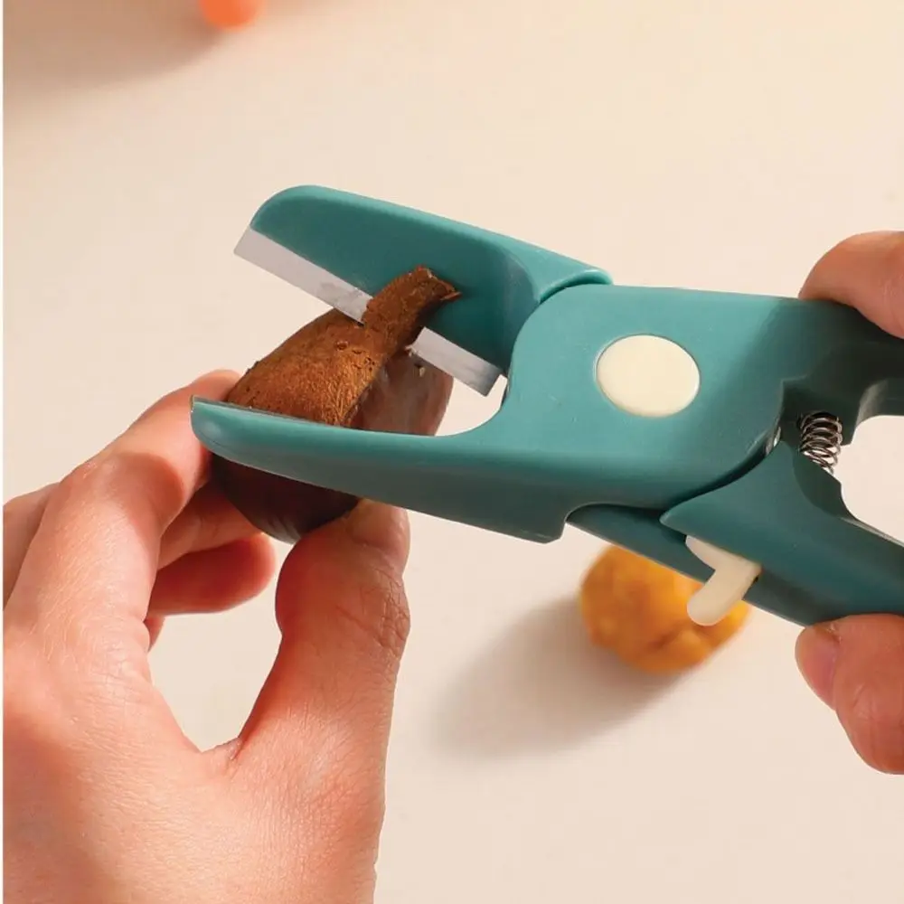 Stainless Steel Chestnut Sheller Non-slip Labor-saving Chestnut Clip Multifunctional Comfortable Grip Chestnut Cracker