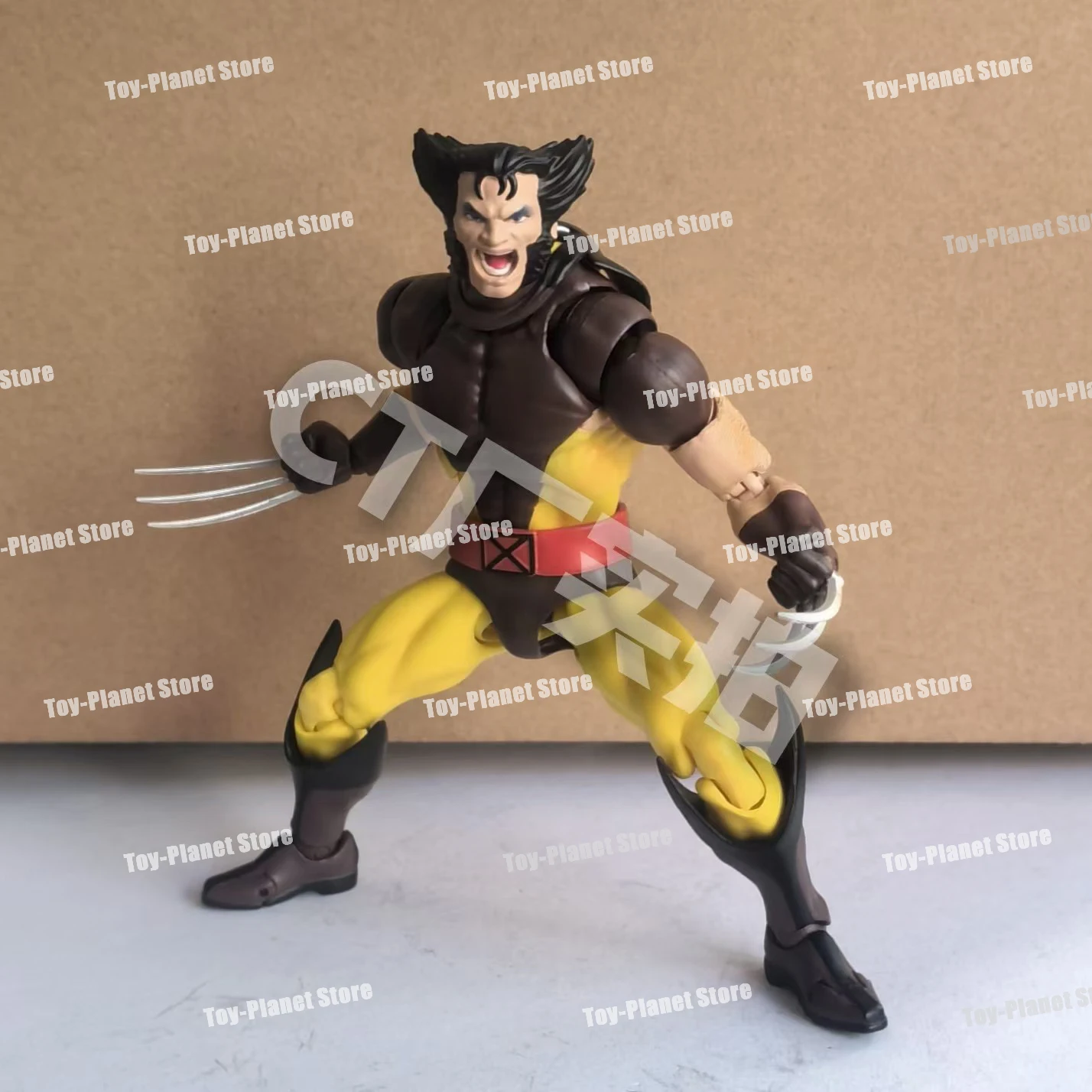 In Stock Ct Toys Wolverine Mafex 138 Figure Brown Comic X-Men Anime Action Figure Figurine Model Statue Customized Gifts Toys