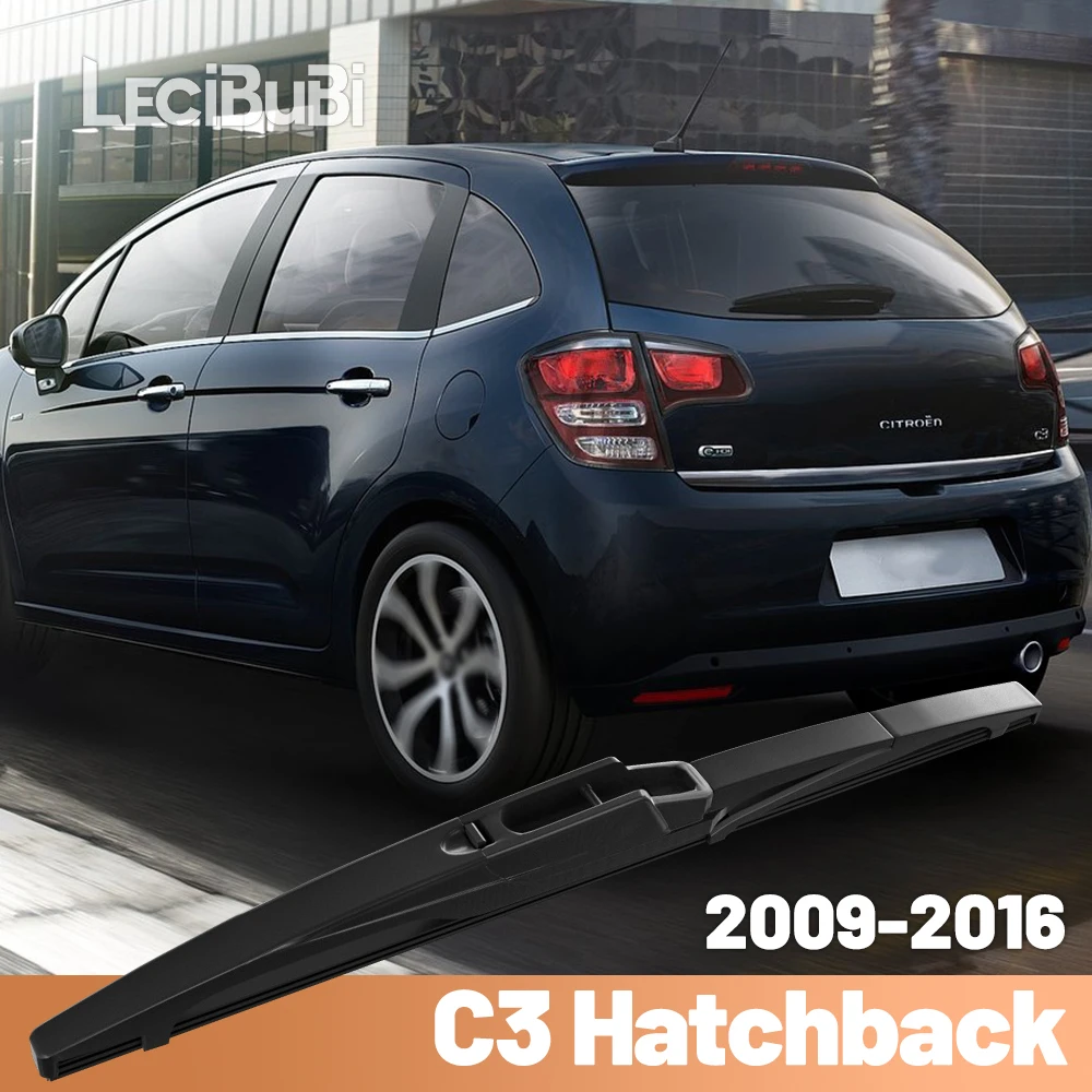Für Citroen C3 Fließheck 2009-2016 2010 2011 2012 2013 2014 2015 Heckscheibe Scheibenwischerblatt Heckscheibenwischer Zubehör