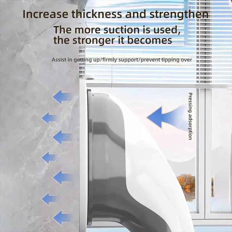 욕조 및 샤워용 샤워 핸들 손잡이 흡착식 손잡이 장애인 및 노인을 위한 욕실 욕조 손잡이
